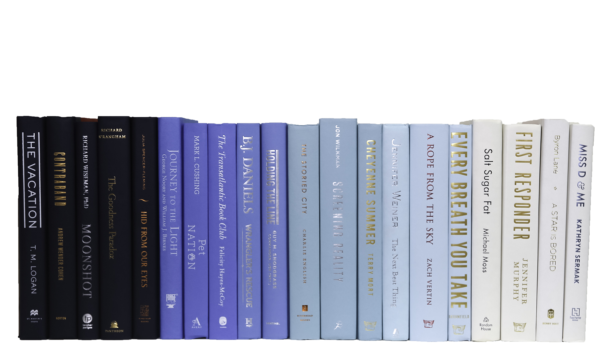 Modern Decorative Books by the Foot, Waterfal