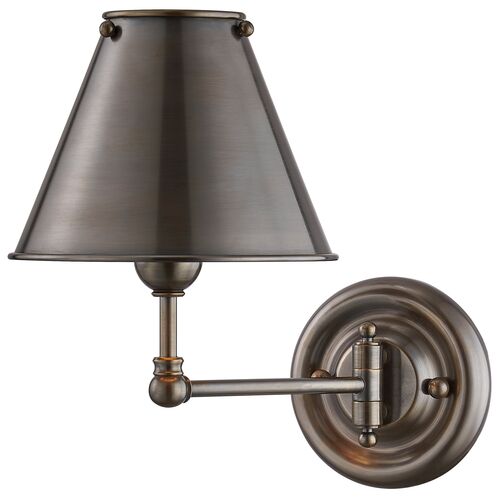 Classic No.1 Wall Sconce, Metal Shade