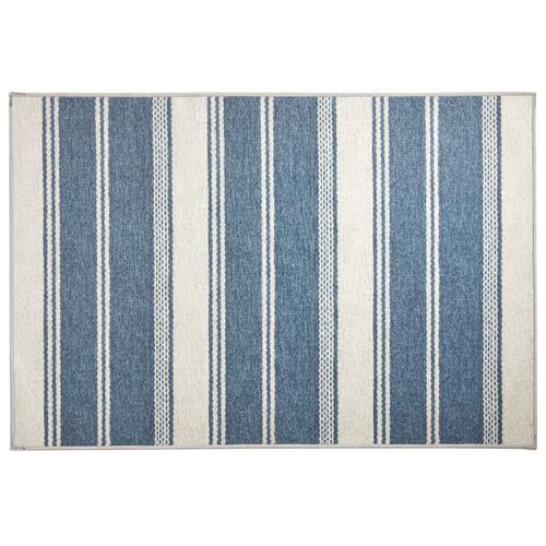 Bowman Stripe Machine Washable Rug