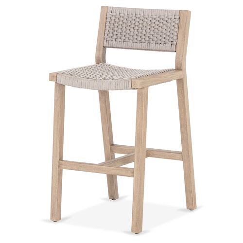 Asher Outdoor Barstool, Brown~P77567068