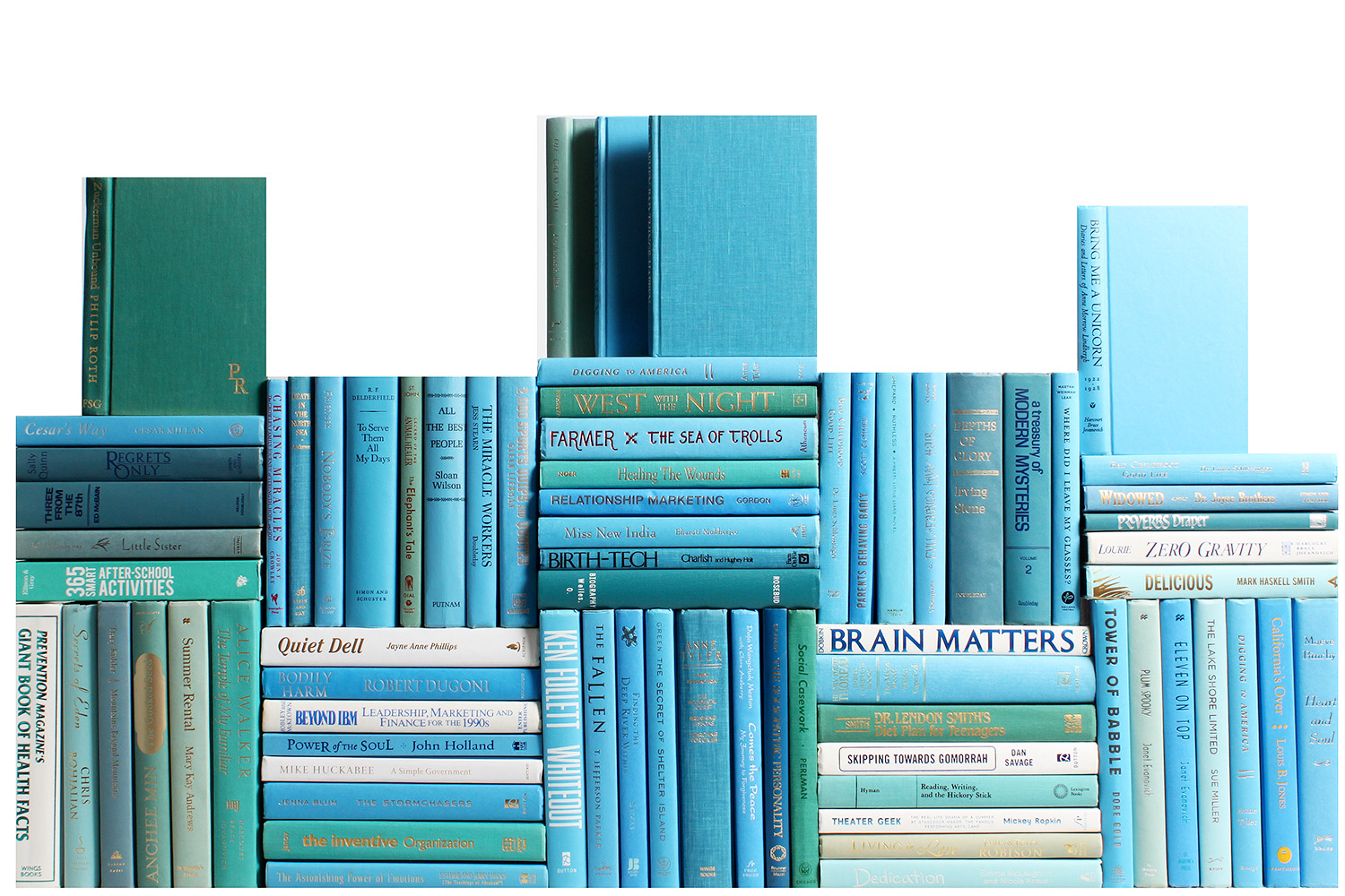 Modern Ocean Book Wall, S/75~P77592908