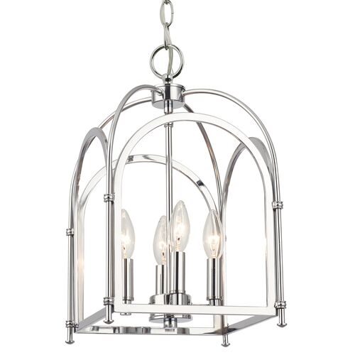 Kai 4-Light Pendant, Polished Chrome
