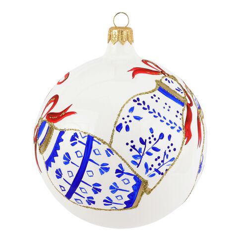 Ornaments Ginger Jars Ornament, Blue and White