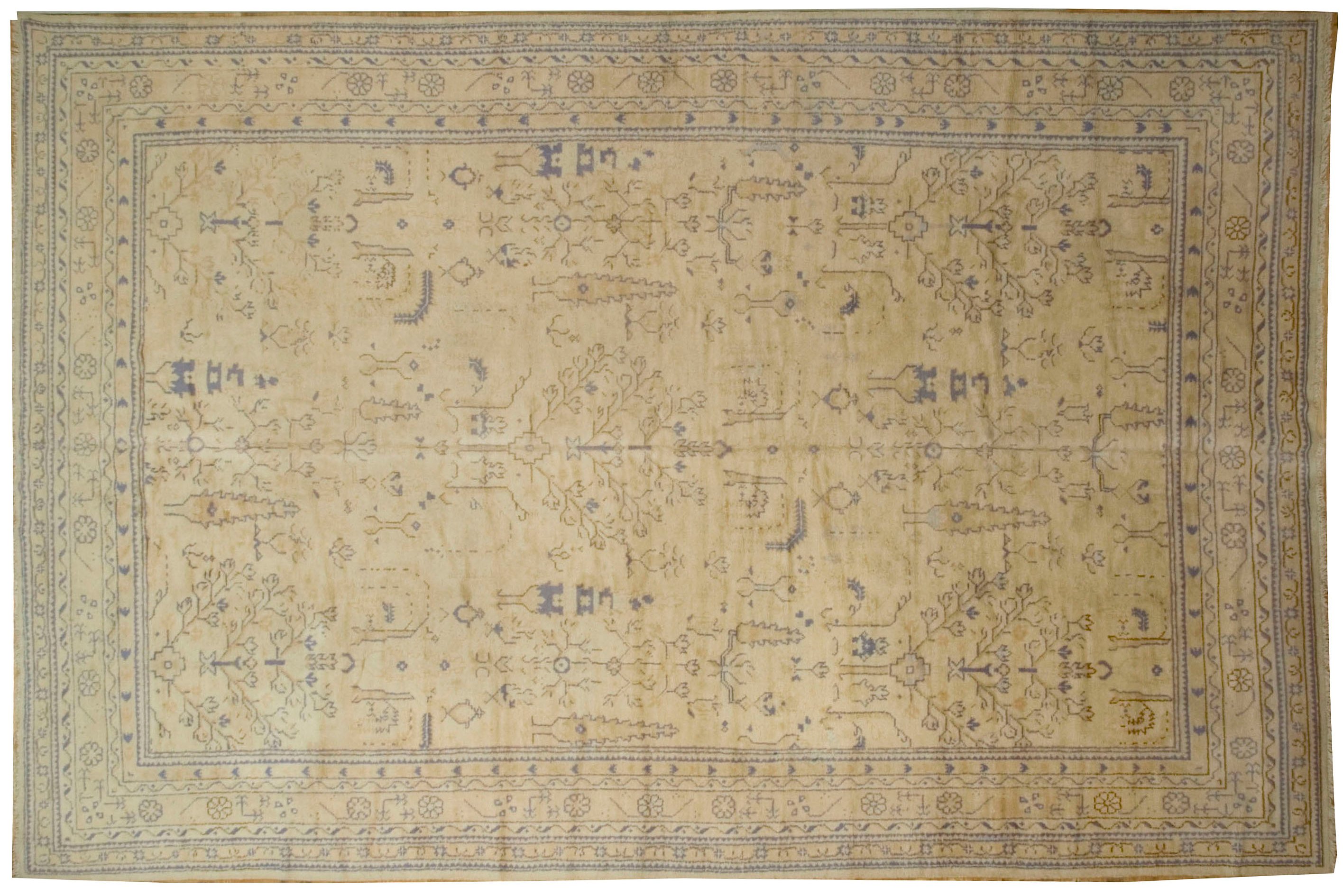 Turkish Oushak Carpet, 9'8" X 14'10"~P77628438