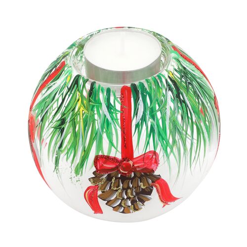 Illuminare Holiday Pinecones Votive, Green