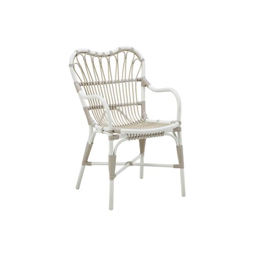 Margret Outdoor Armchair, Dove White~P77497248