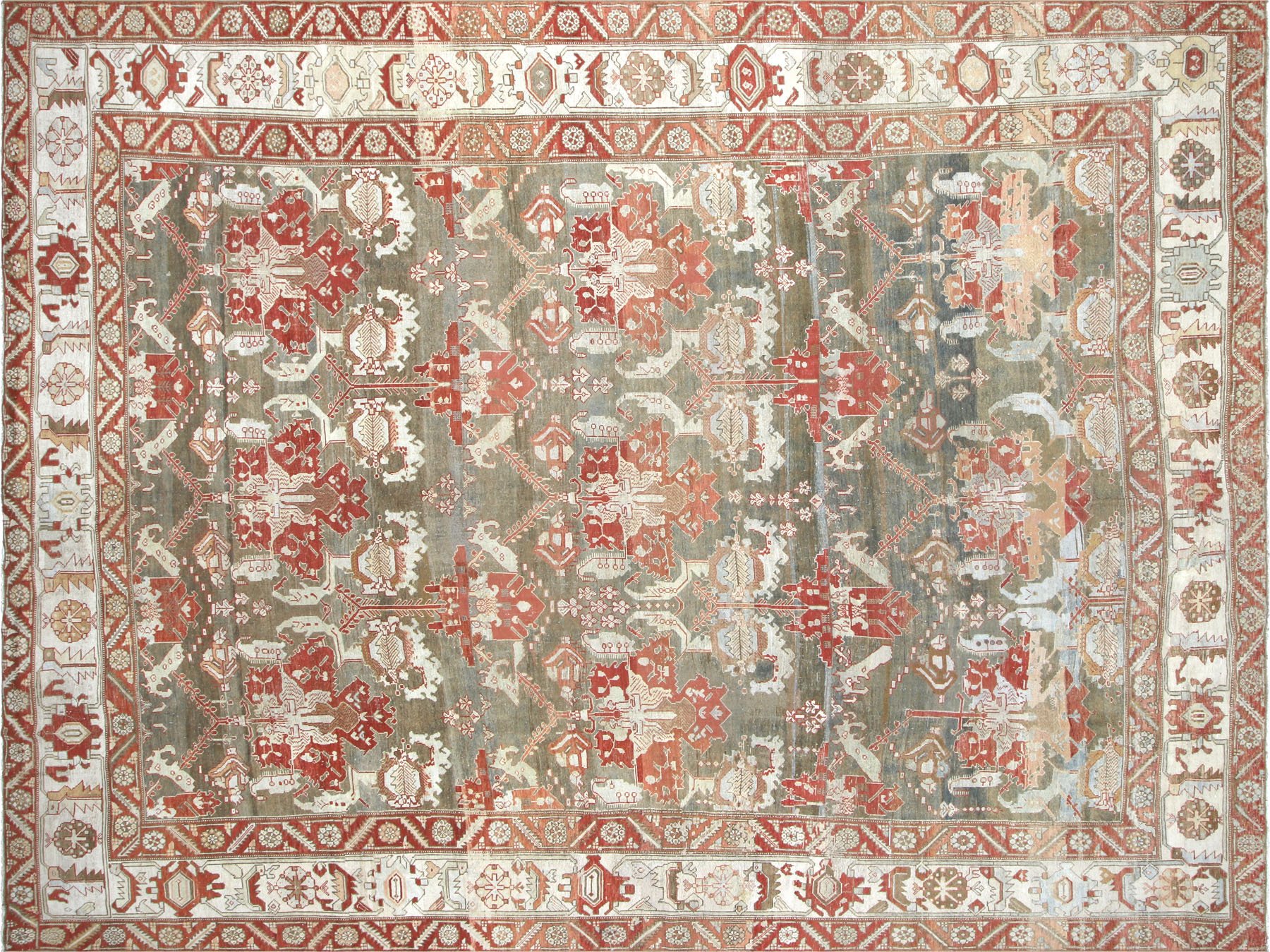 1910s Persian Baktiari Rug, 12'3"x16'1"~P77634684