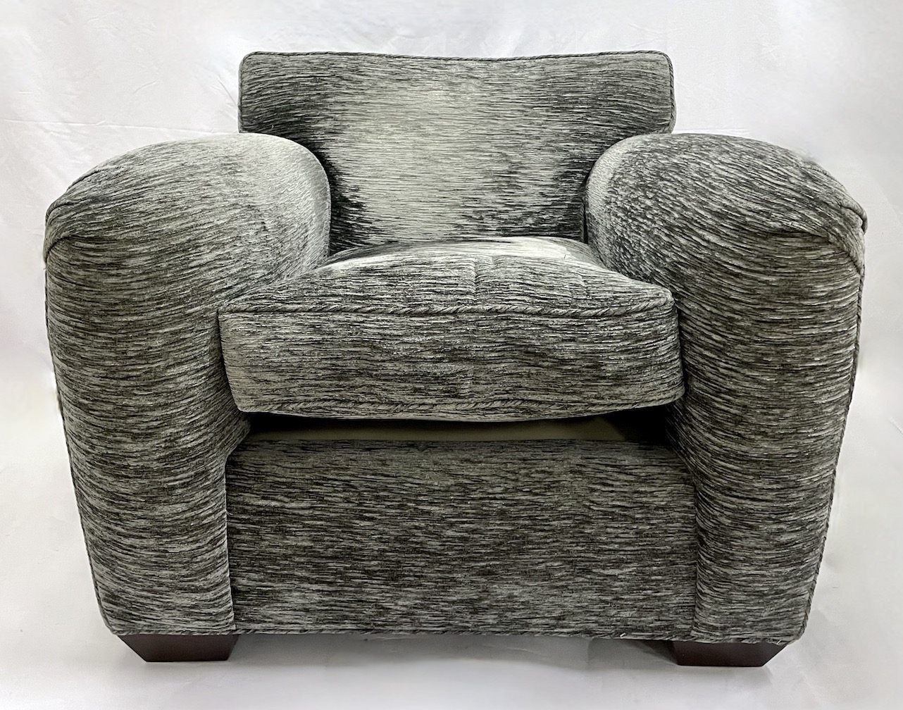 Upholstered Salt/Pepper Club Chair~P77681845