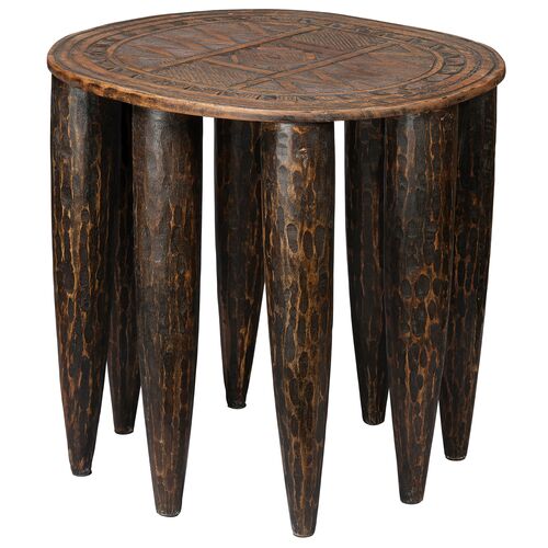 Naga Mango Wood Side Table/Stool