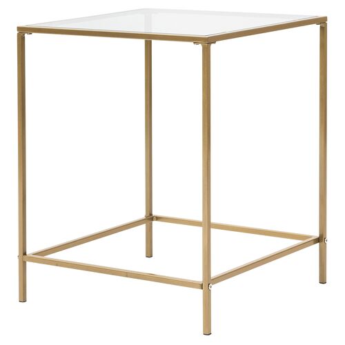 Aiden 18" Side Table, Gold~P77641914
