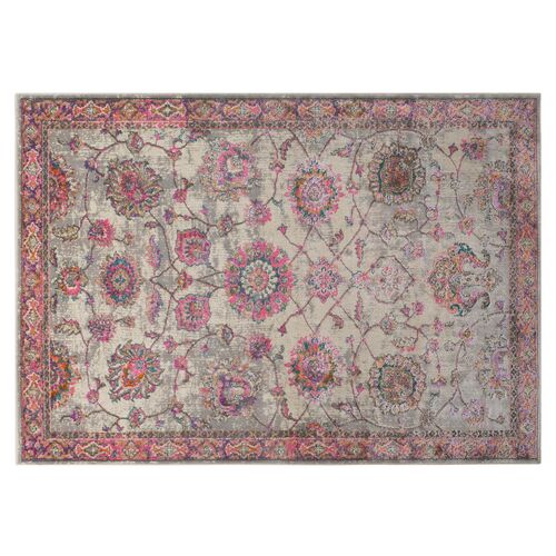 Zubin Rug, Bright Pink/Multi~P77351117