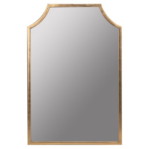 Skyler Wall Mirror, Gold Leaf~P111111784