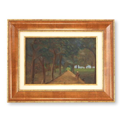 French Painting, Tree Lined Path