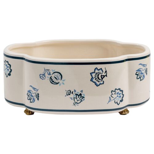 Provence Oval Planter, Blue