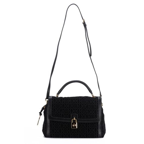 Dolce Gabbana New Black Macrame Bag~P77651779
