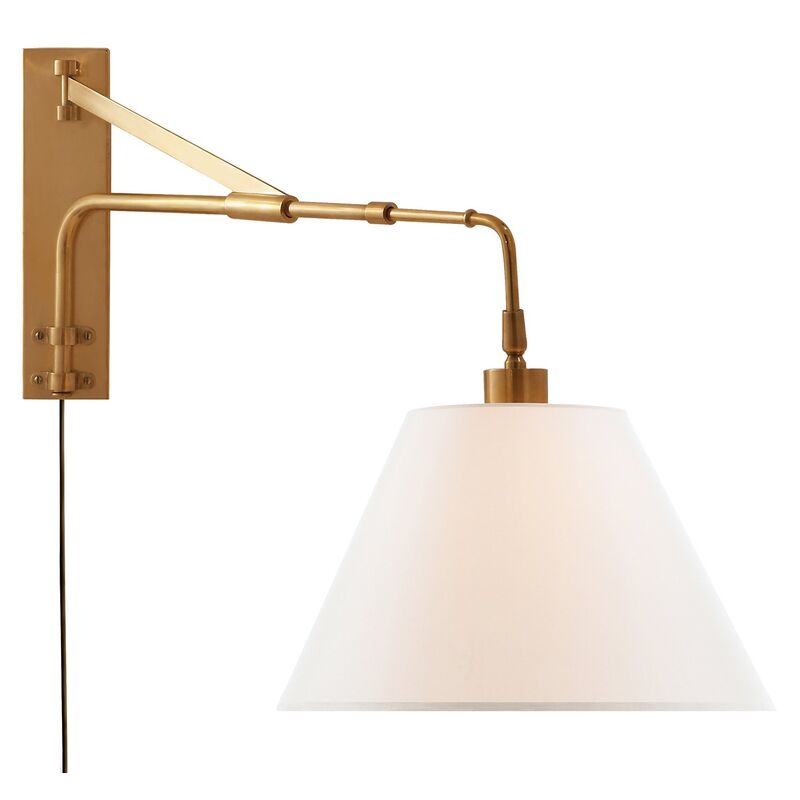 Brompton Extension Swing-Arm Sconce