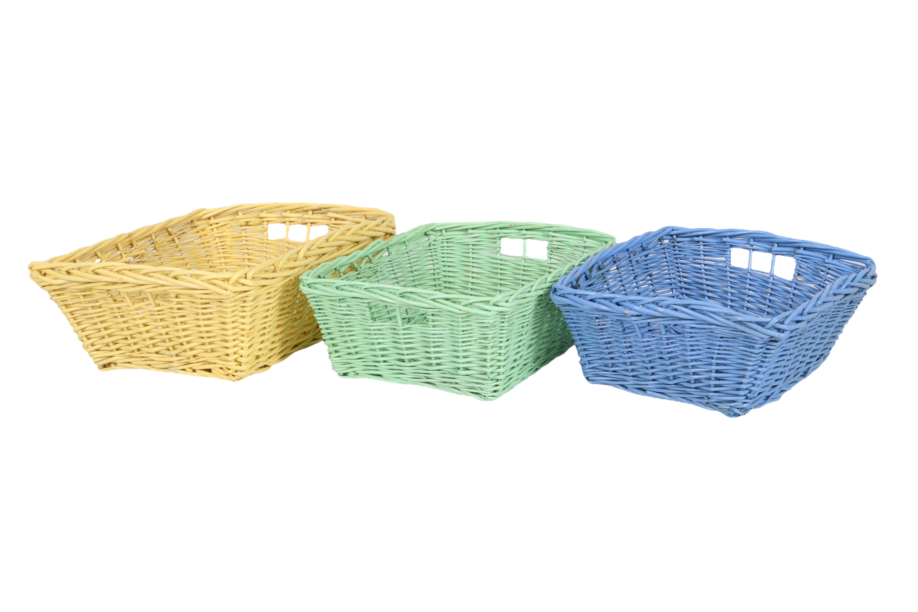 Nesting Wicker Baskets - Set of 3