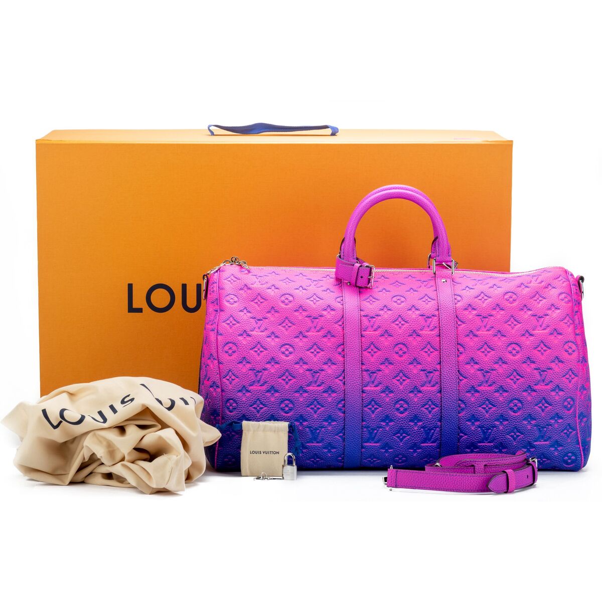 Louis Vuitton Illusion Leather Keepall50