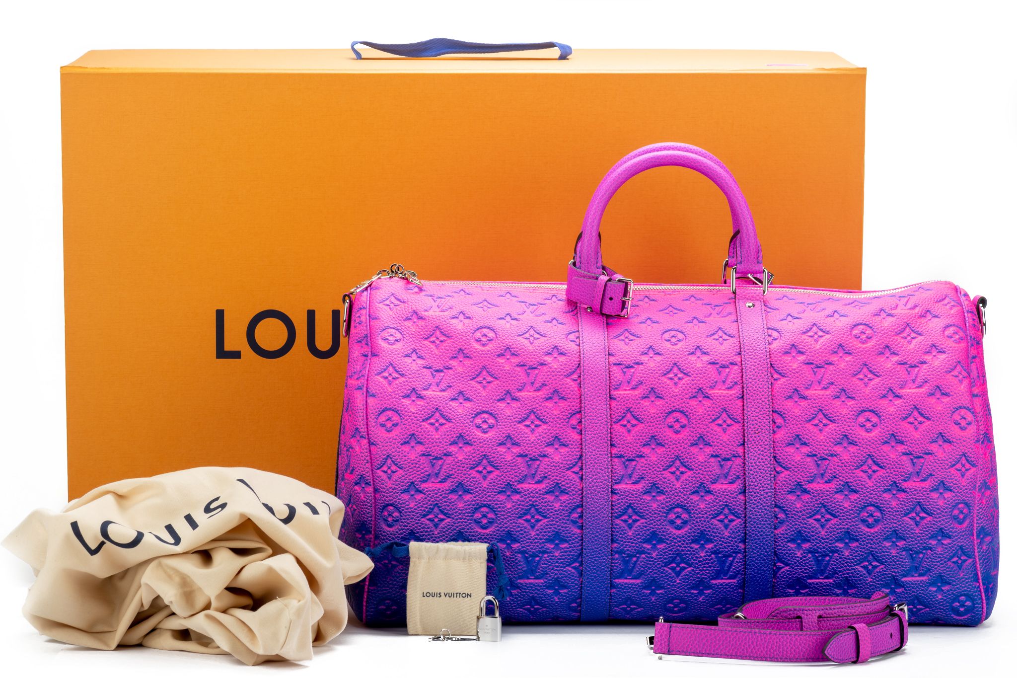 Louis Vuitton Keepall Bandouliere Bag Limited Edition Illusion Monogram