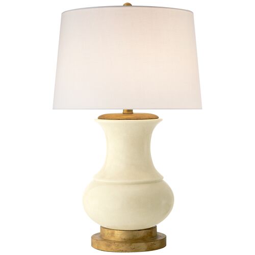 Deauville Table Lamp, Tea Stain Crackle~P77108043