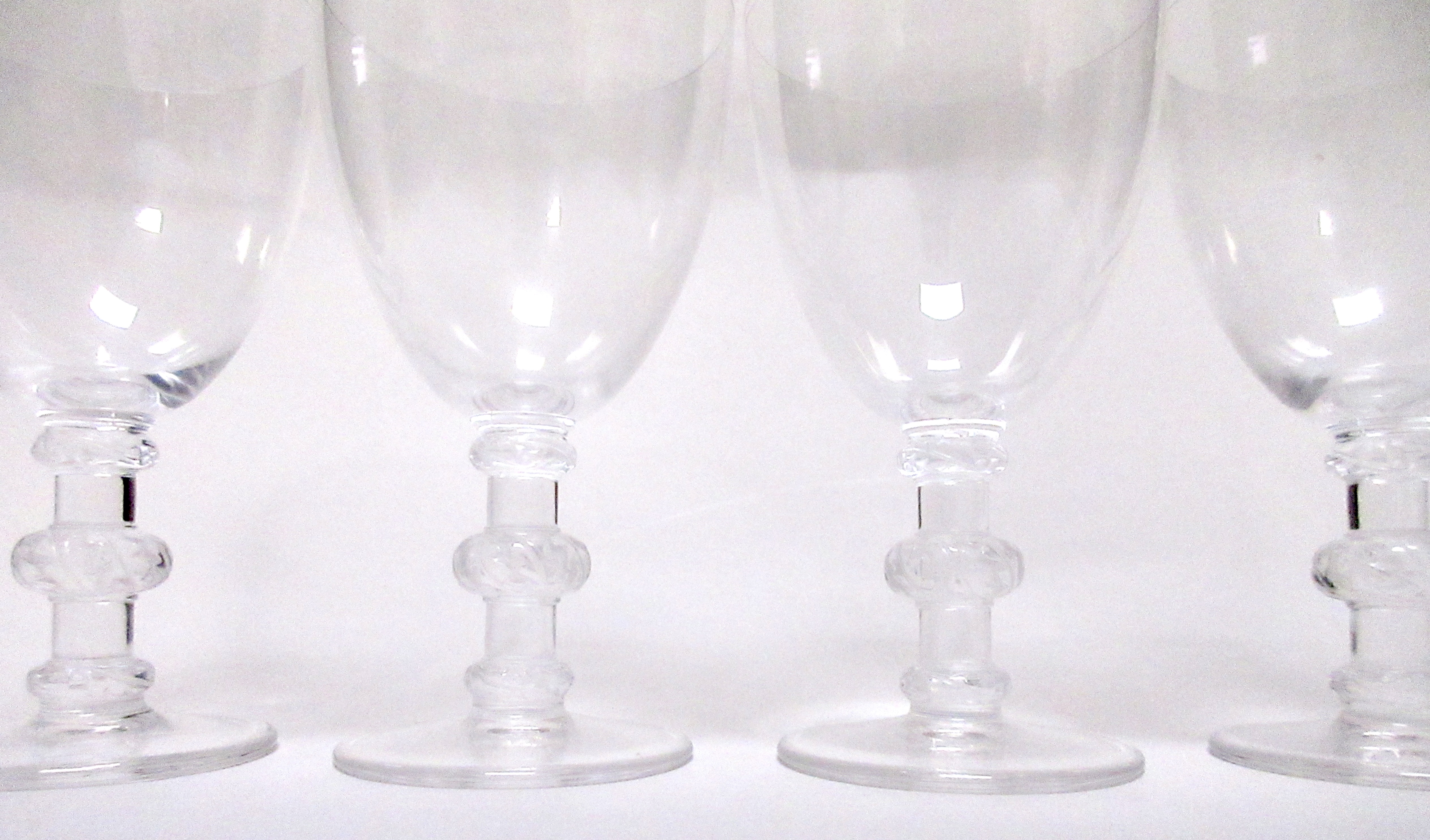 Lalique Saint Hubert Wine Glasses S/4~P77689778