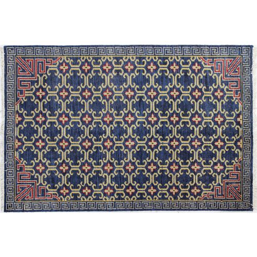 Iman Hand-Knotted Rug, Navy~P77284144