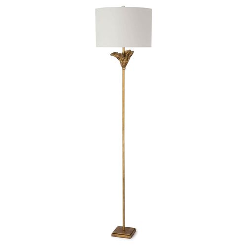 Monet Floor Lamp, Antique Gold Leaf~P77578499