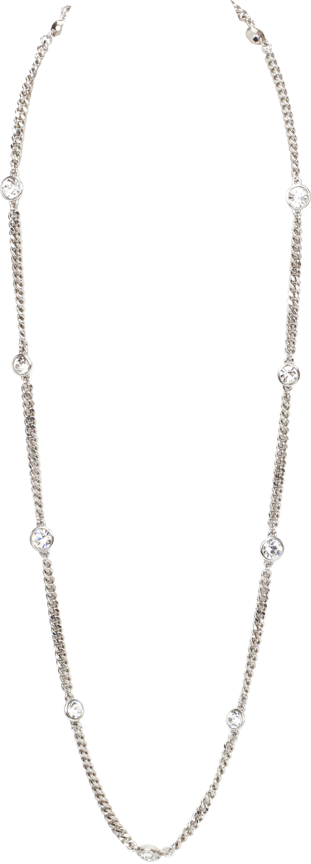 Givenchy chain necklace w/ round stones~P77633461