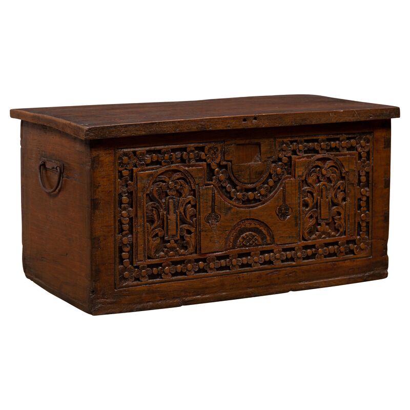 Antique Indonesian Decorative Wooden Box