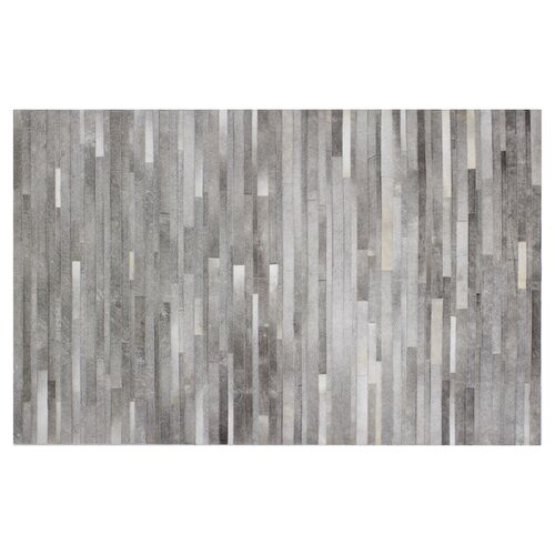 Ace Hide Rug, Gray
