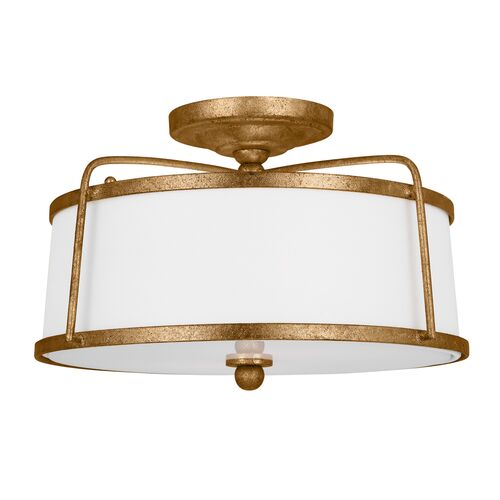 Stonington Medium Semi Flush Mount, Antique Gild Stonington Medium Semi Flush Mount, Antique Gild