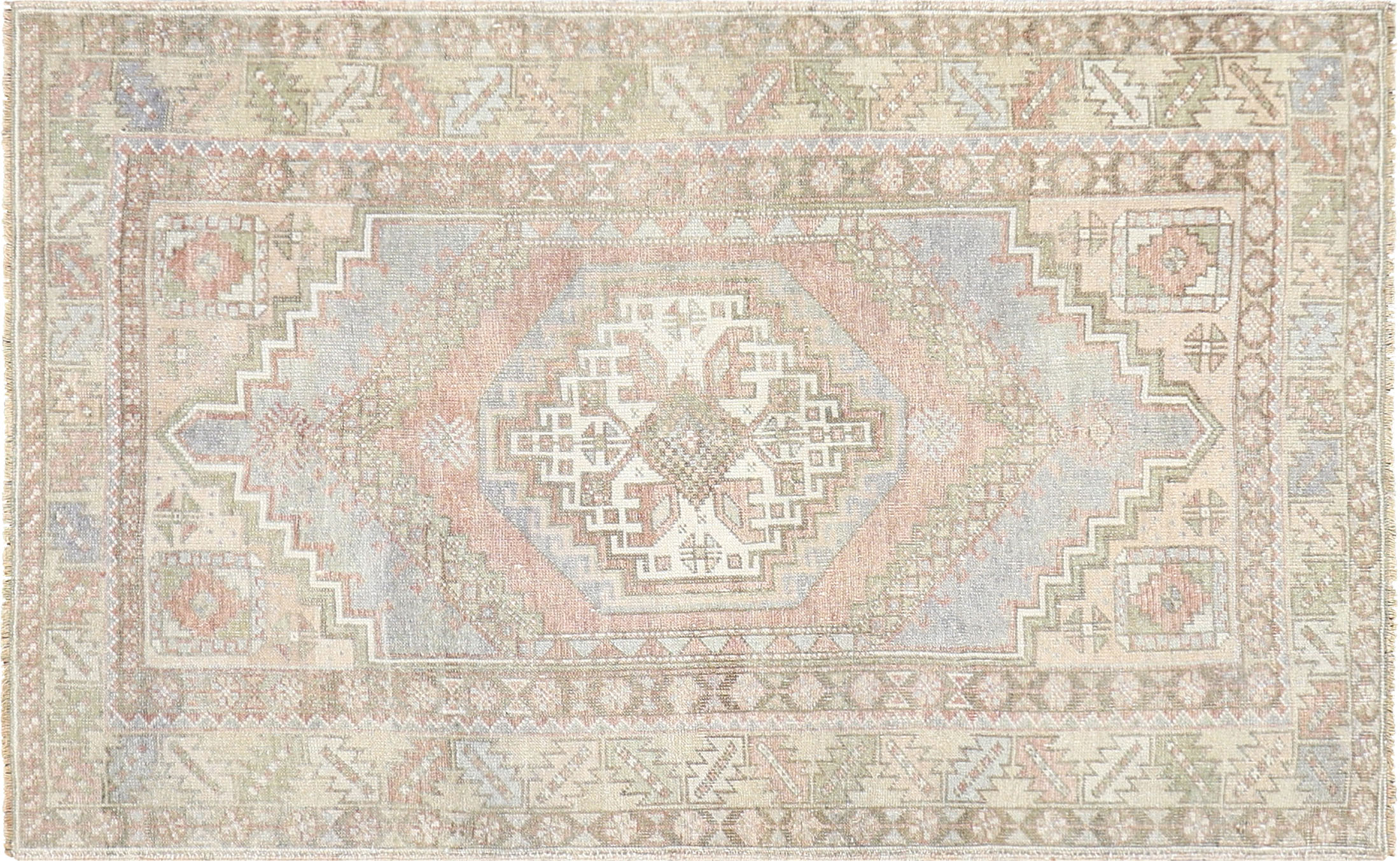 1960s Turkish Oushak Rug -3'8" x5'10"~P77735976
