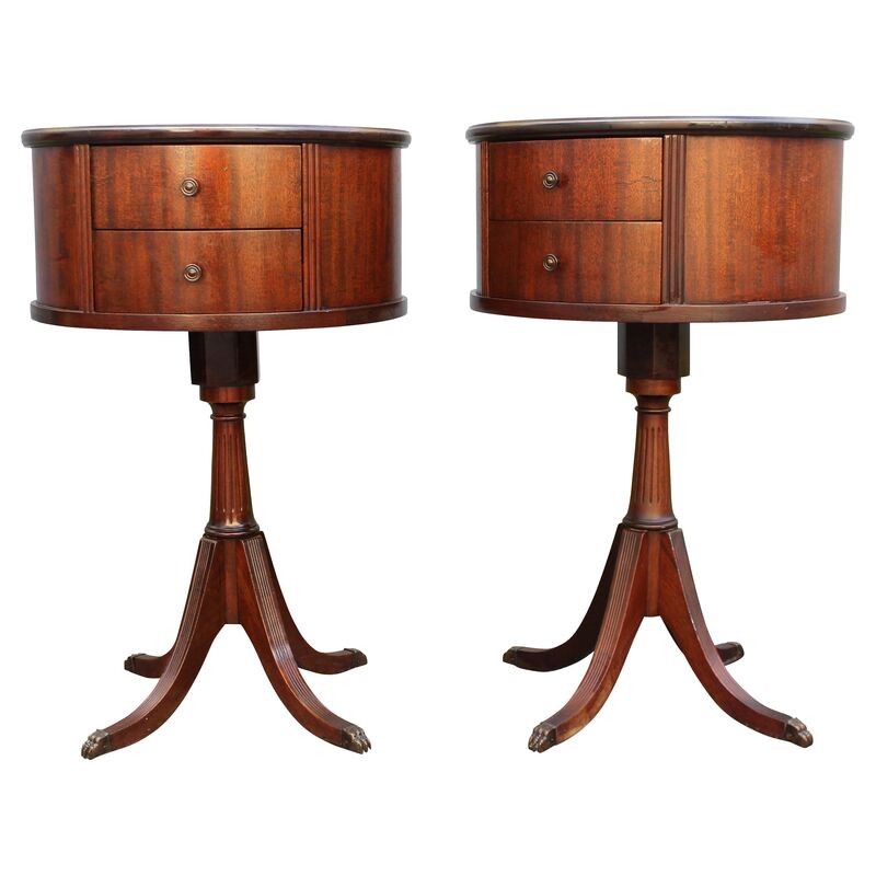 Exotic Drum Tables, S/2