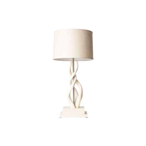 Triple Kudu Horn Table Lamp, Cream~P77536031