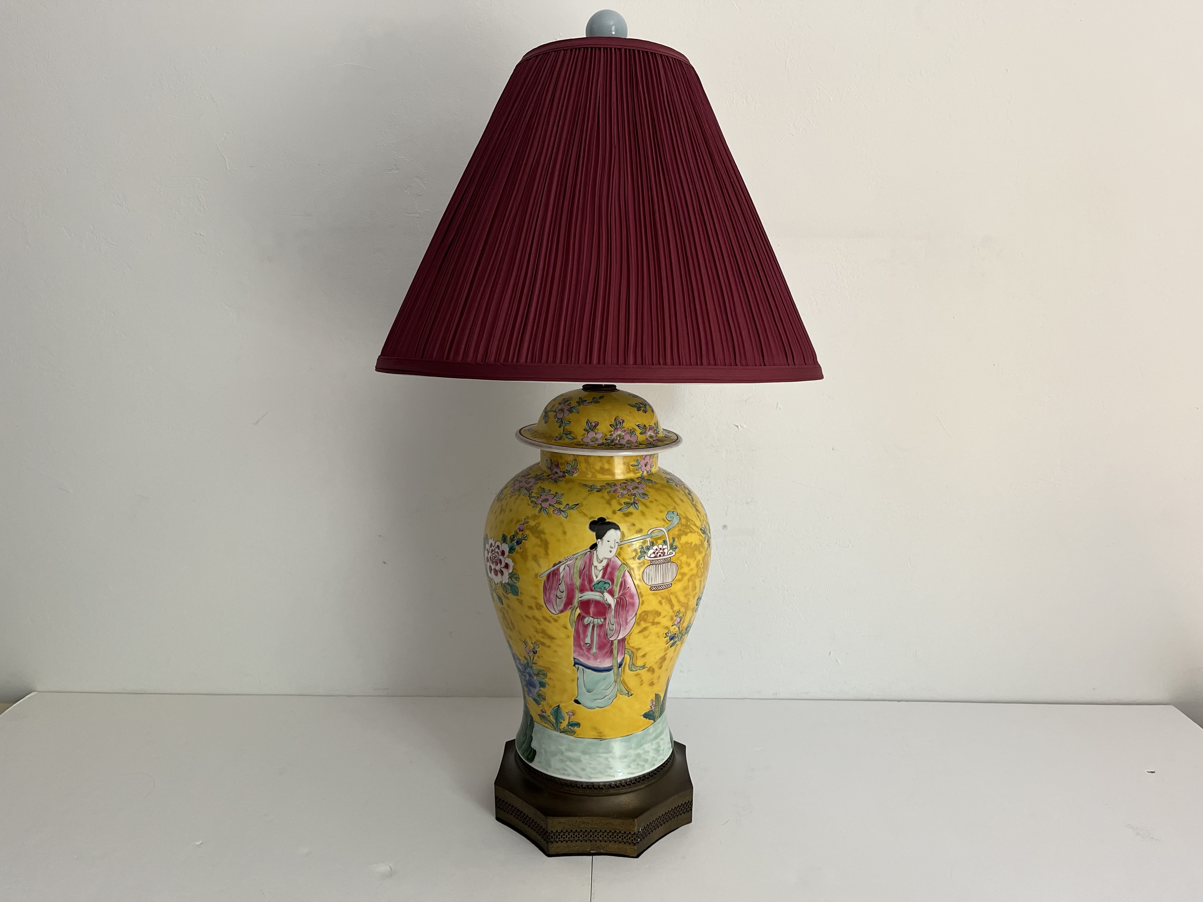 Geisha Ginger Jar Lamp w/Shade~P77750435