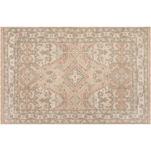 Cahill Rug, Peach/Ivory