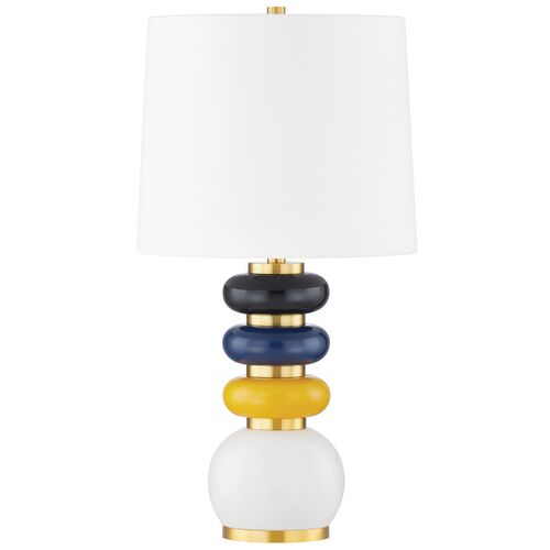 Robyn 22" Ceramic Table Lamp, Mod Mix