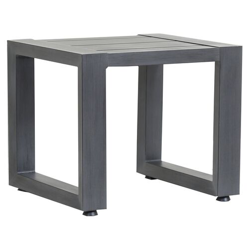 Laken Outdoor Side Table, Graphite~P77485286