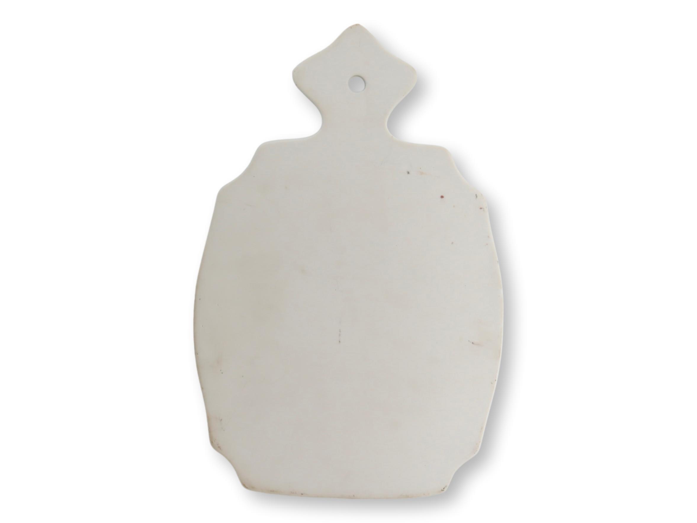 Hand-Painted Porcelain Cheese Trivet~P77684275
