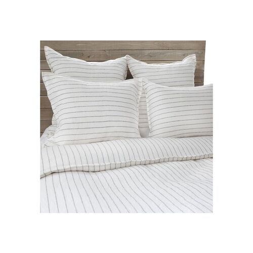 Blake Duvet Cover, Cream/Gray~P77545177