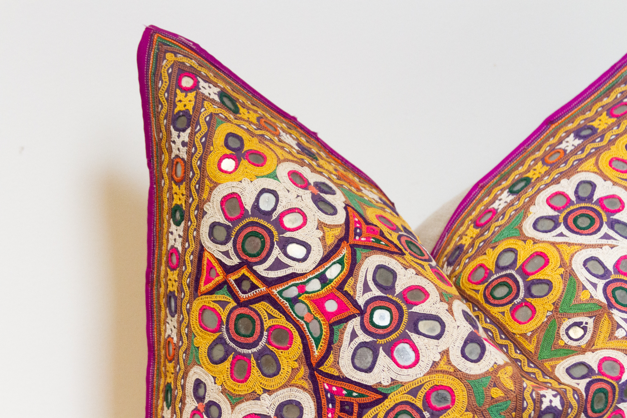 Dhani Rajasthani Embroidered Pillow~P77683556