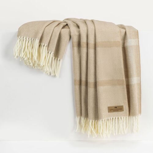 Montauk Stripe Herringbone Throw