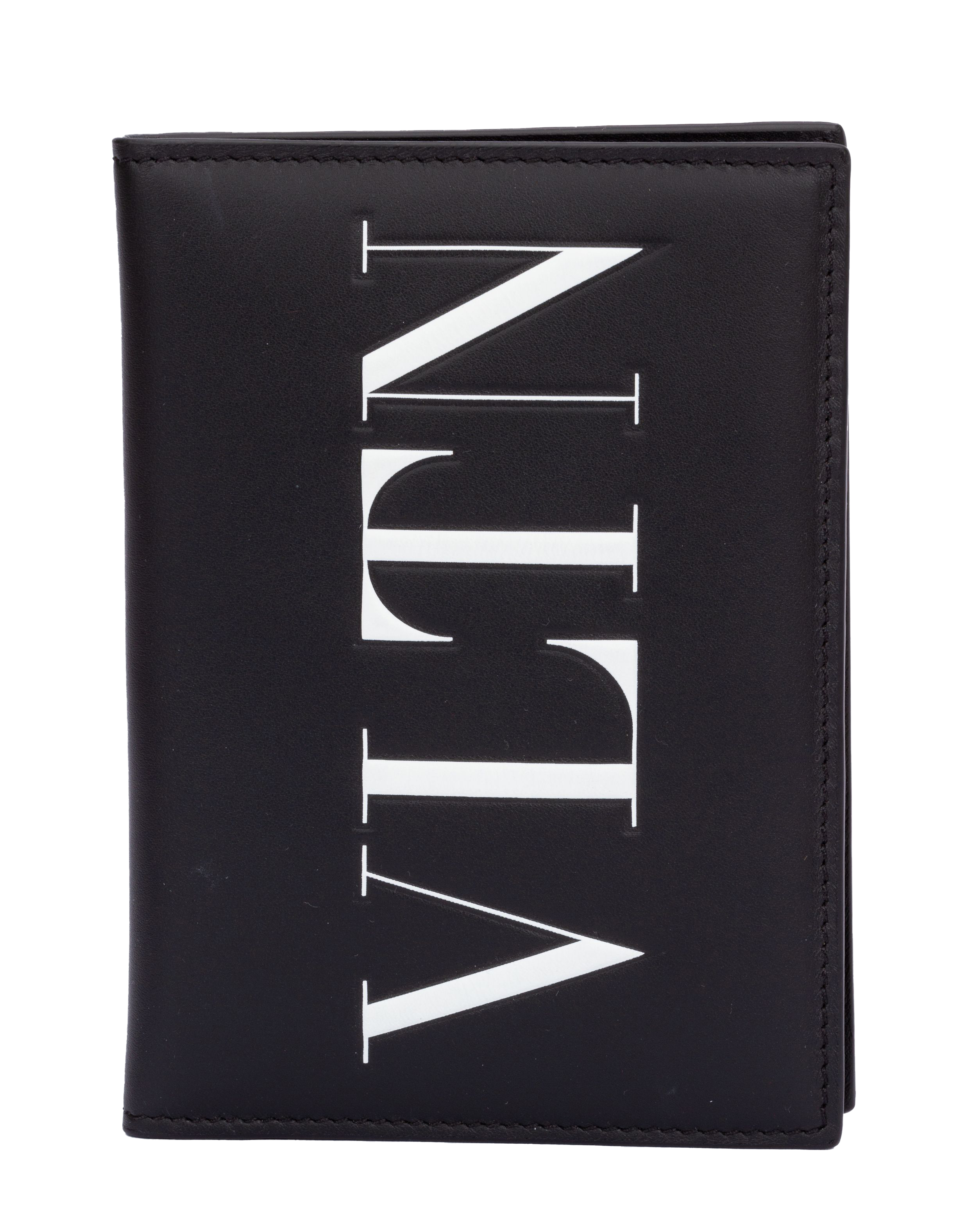 Valentino Passport Cover Black White~P77660993