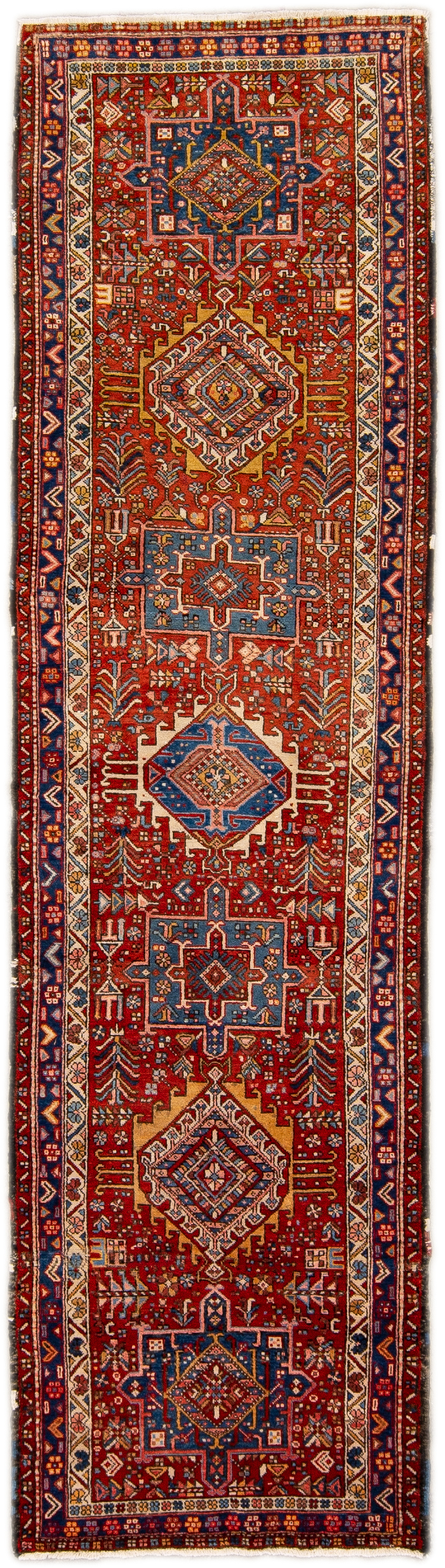 Heriz Red Persian Wool Runner~P77646749