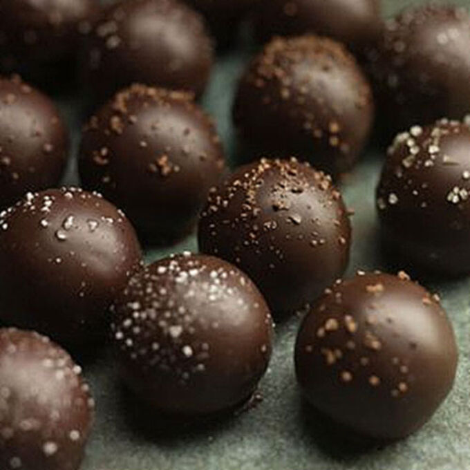 Like the chocolate mousse, these truffles are easy yet impressive. The ganache does have to chill overnight, however, so these aren’t something you can whip up at the last minute.
