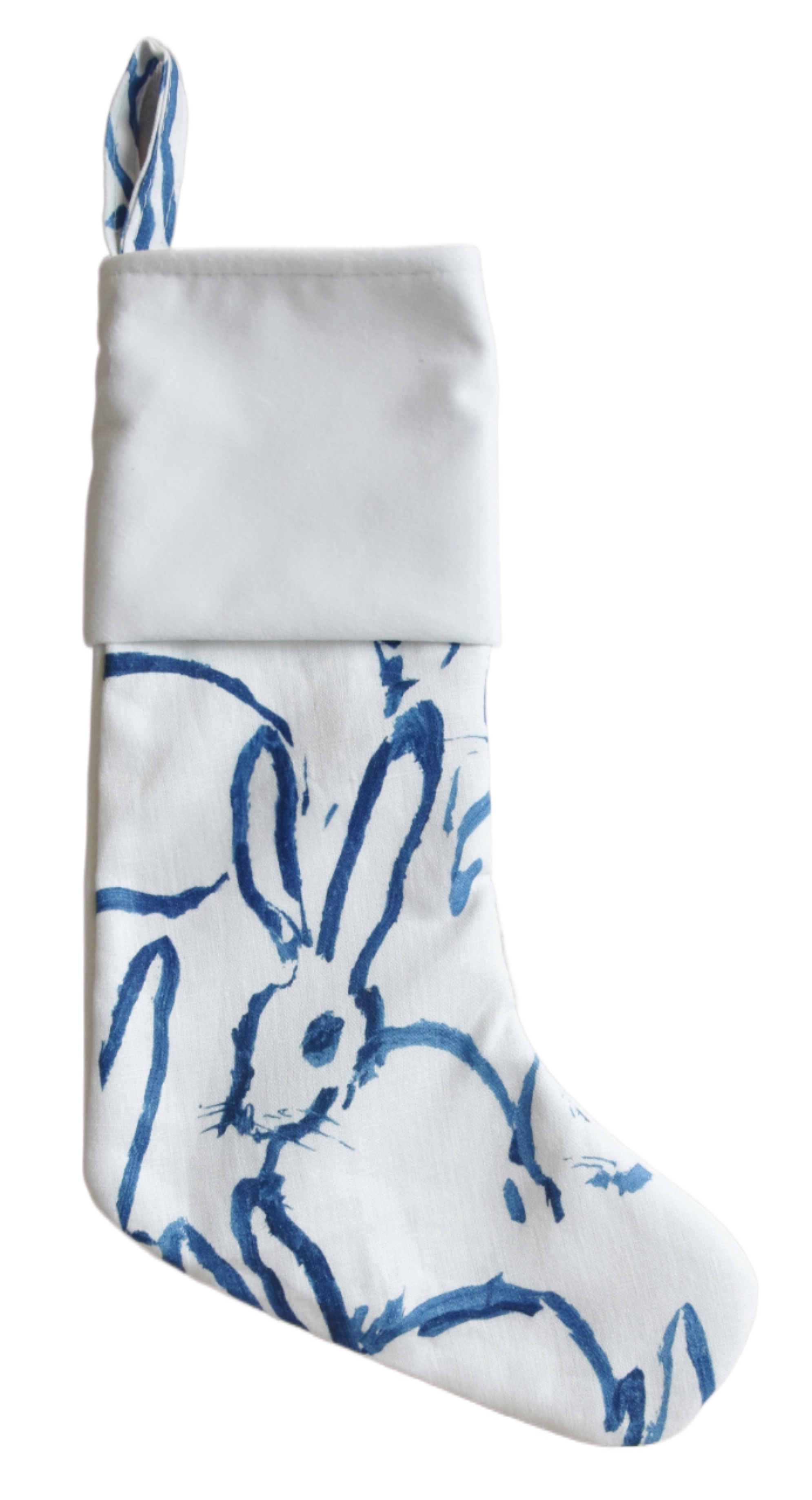 Hunt Slonem Bunny Christmas Stocking~P77662658