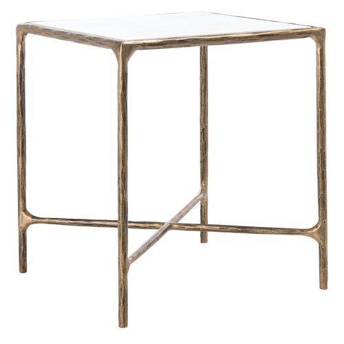 Bastian Metal Square End Table Bastian Metal Square End Table