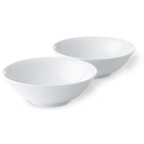 S/2 Fluted Cereal Bowl, White~P44511142