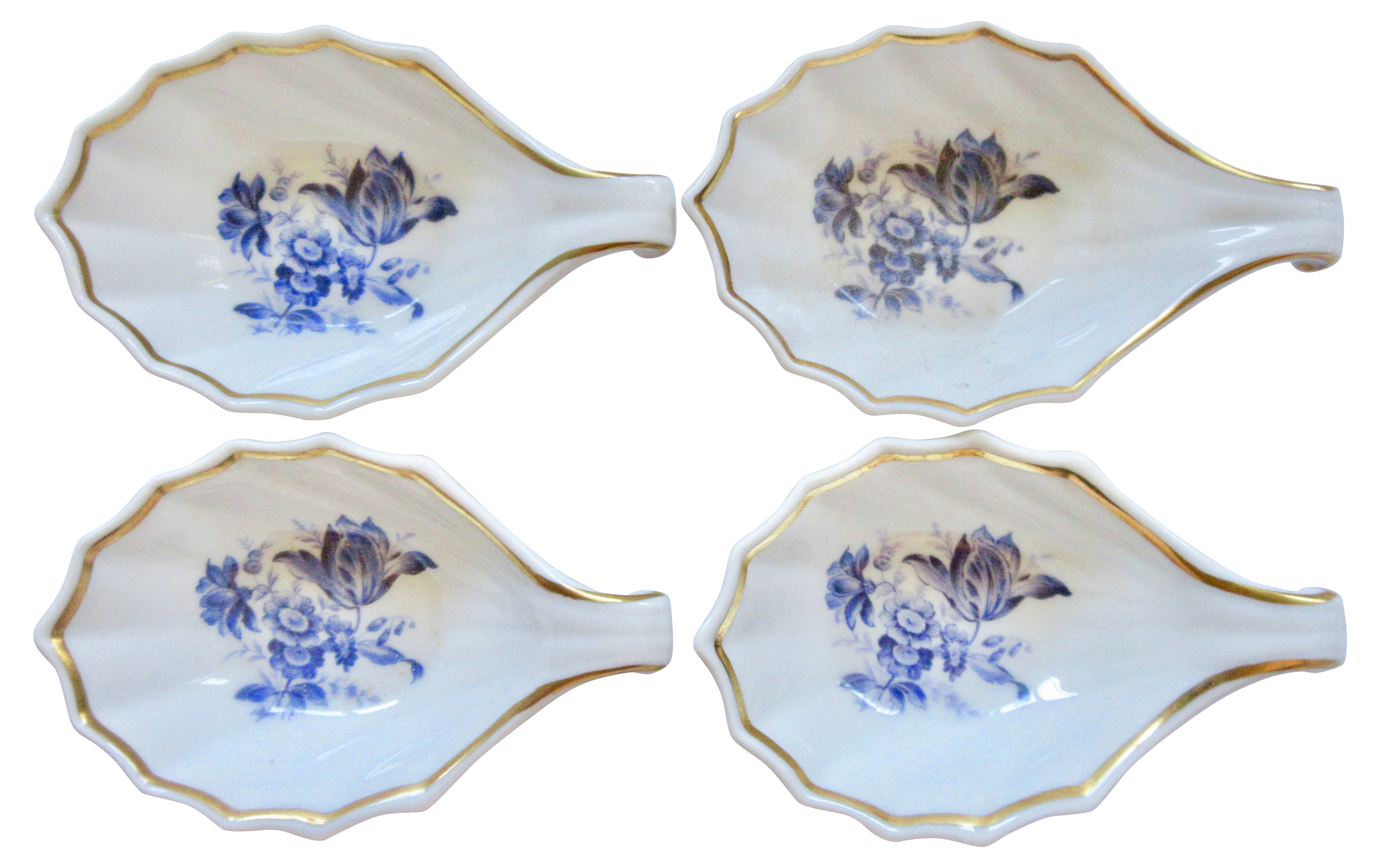 Ginori Porcelain Tulip Dishes, S/4~P77554640