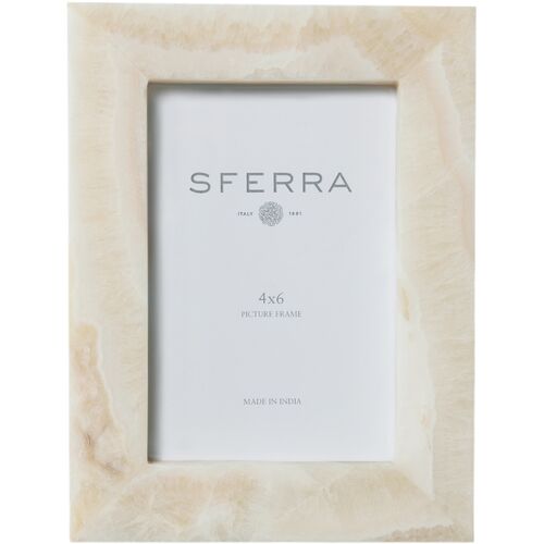 Valdina Photo Frame, Creamy Onyx Valdina Photo Frame, Creamy Onyx